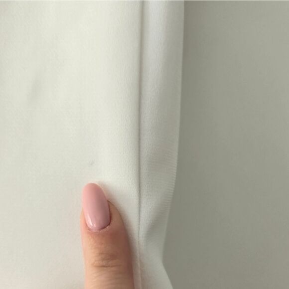 Halston Andie Crossover Neck Cocktail Dress NWOT Unhemmed - Picture 11 of 11